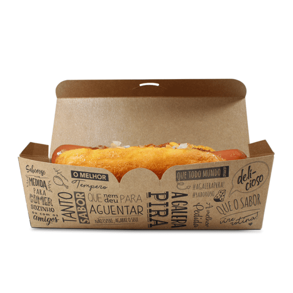 Embalagem para Hot Dog e Baguete Delivery